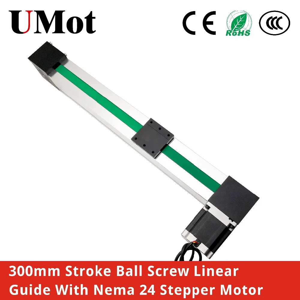 

BW60 Belt Drive Linear Motion Actuators 300mm Stroke CNC Linear Guide Slide Rail for CNC Linear Position Kit