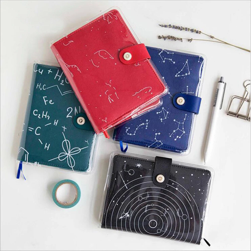 

Creative Vintage Planner Notebook With Waterproof Jacket Concise Office School Stationery Schedule Organizer Student Noted Diary