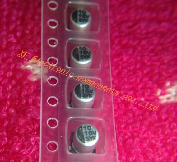 

Free shipping 1000pcs/lot 10uf 16v 4*5 10uf /16v SMD aluminum electrolytic capacitor best quality.