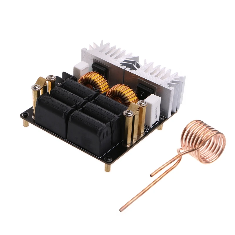 

High Quality New 2019 20A 1000W 12V-48V ZVS Low Zero Voltage Induction Heating Board Module DIY