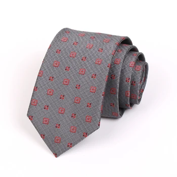 Ceny Marka Moda Slim Krawaty Dla Mężczyzn Szary Kwiatowy 7 Cm Gravata Zawód Pracy Corbatas Tuxedo Krawat Wysokiej Jakości Mężczyzna Tie Pudełko Na Prezent