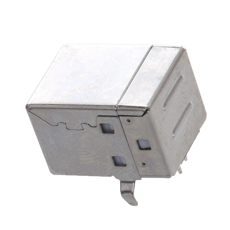 

ABGN Hot-10 Pcs PCB Mount 90 Degree 4 Pin USB 2.0 Type B Female Jack Socket