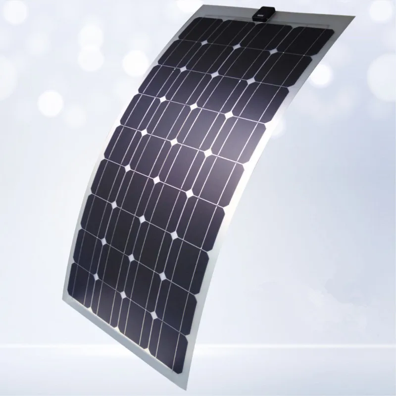

100w Solar Panel Solar System Photovoltaic Monocrystal Silicon Home Use