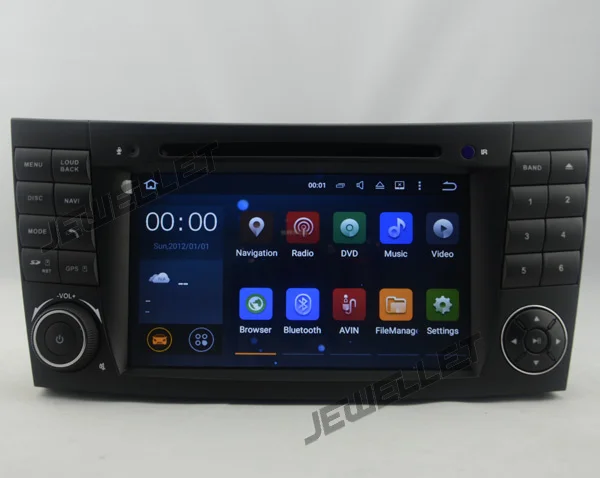 Восьмиядерный IPS экран Android 10 автомобильный DVD GPS Радио Навигация для Benz E class W211 CLS