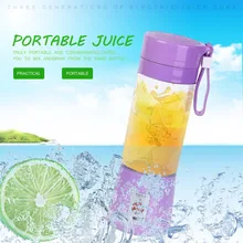 380 ml Fruta Exprimidor Eléctrico Fabricante de Batido Batidora de Mano Recargable USB Batería Mini Exprimidores Exprimidor Botella de Viaje Al Aire Libre