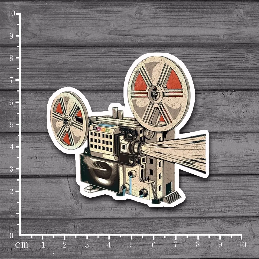 

Retro Rolling Project Graffiti Scrapbooking Stationery Sticker Decor Decal For Ablum Diary Laptop Luggage Skateboard[Single]