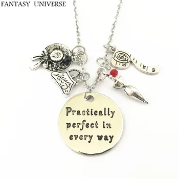 

FANTASY UNIVERSE Freeshipping 20PC a lot Mary poppins charm Necklace KSKAHKSA02