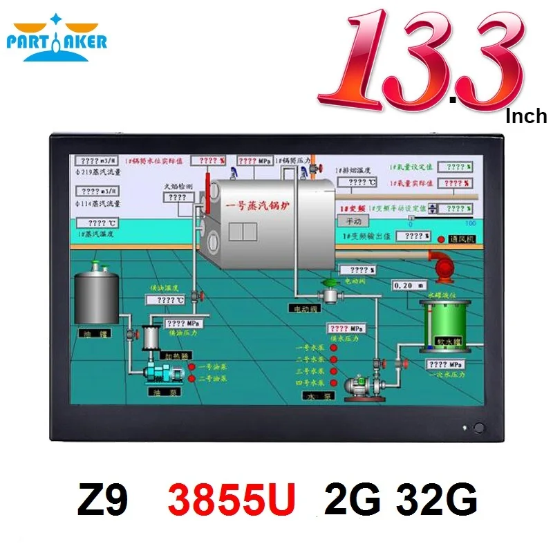 

13.3 Inch Intel Dual Core Celeron 3855u All In One TV PC Computer With 2G RAM 32G SSD