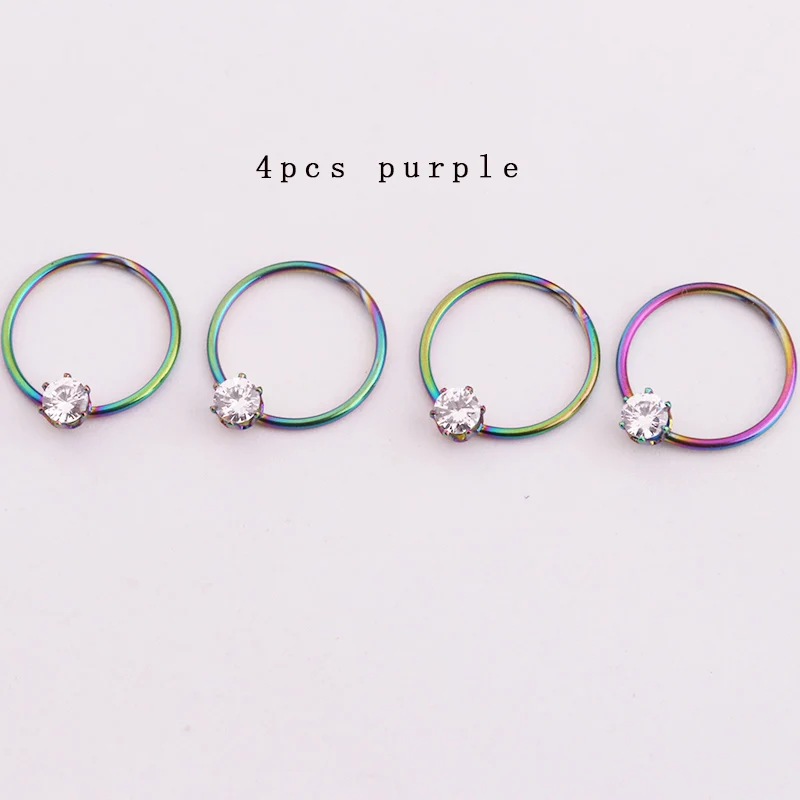 4pcs purple