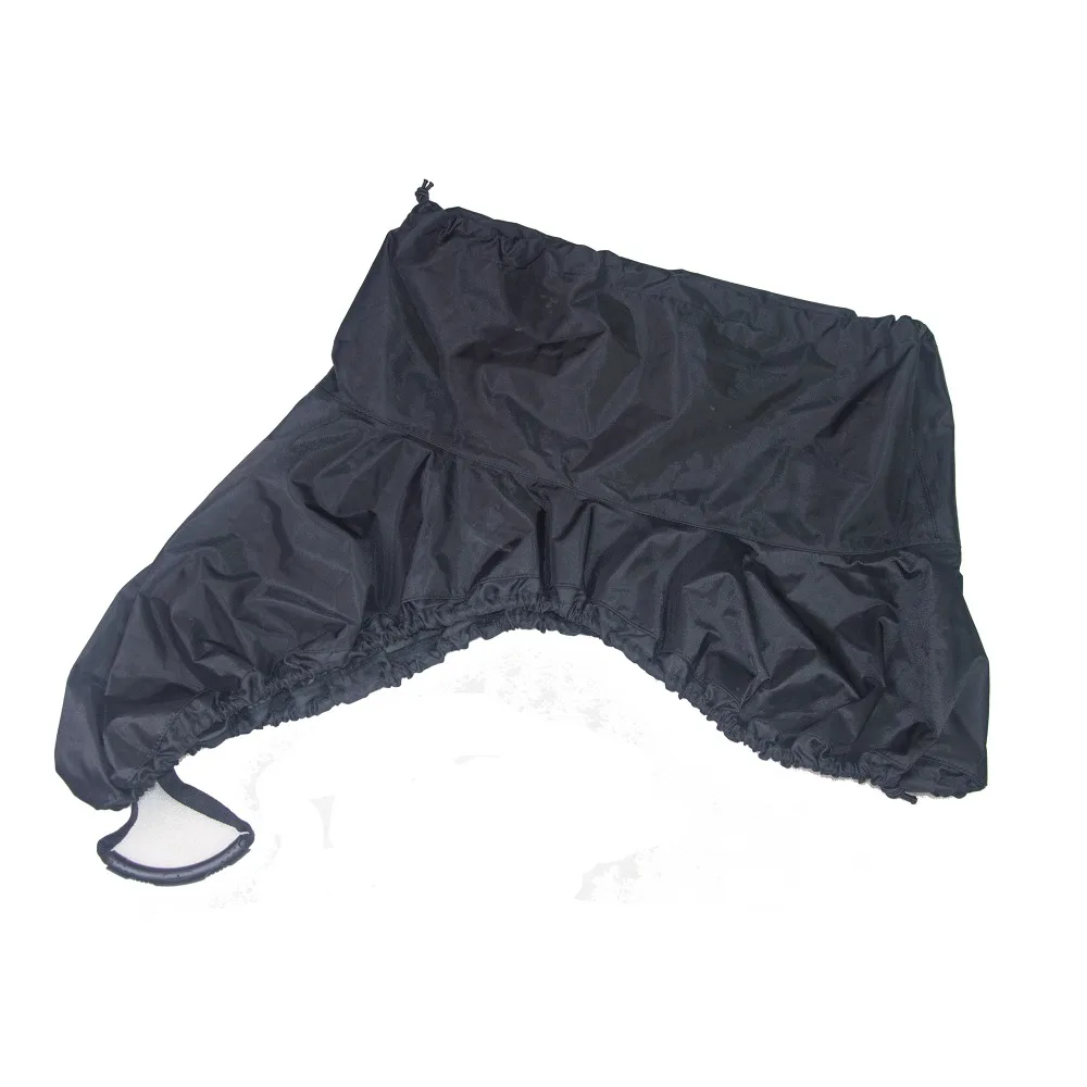 Durable Universal Black Kayak Spray Skirt for Sit in Single Kayaks