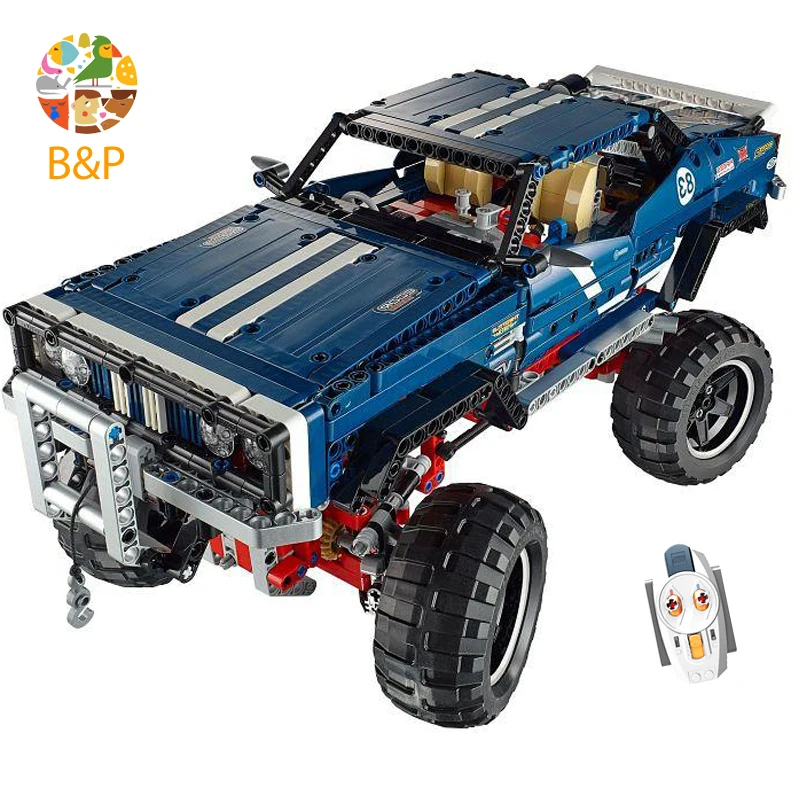 

lepin Legoing 41999 1605pcs Technic Series The remote control electric off-road vehicle Building Blocks Brick For Children 20011