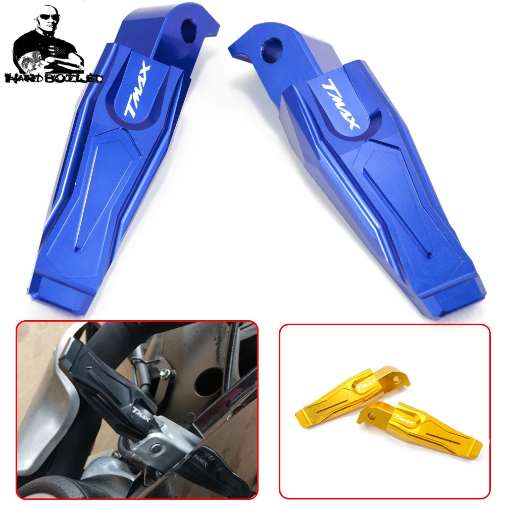 For Yamaha Tmax530 Tmax 530 T-max DX SX 2012-2016 2017 2018 t max 500 XP500 Motorcycle Rear Foot Pegs Rests Passenger Footrests