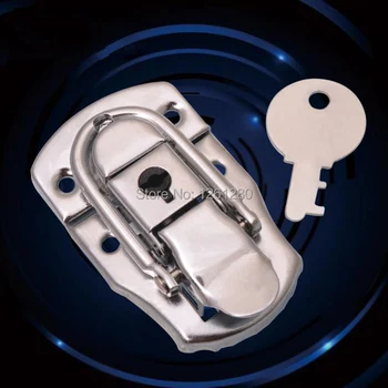

free shipping metal hasp box buckle lock luggage lock airbox hasp clasp handmade toolcase special hardware wooden case fastener