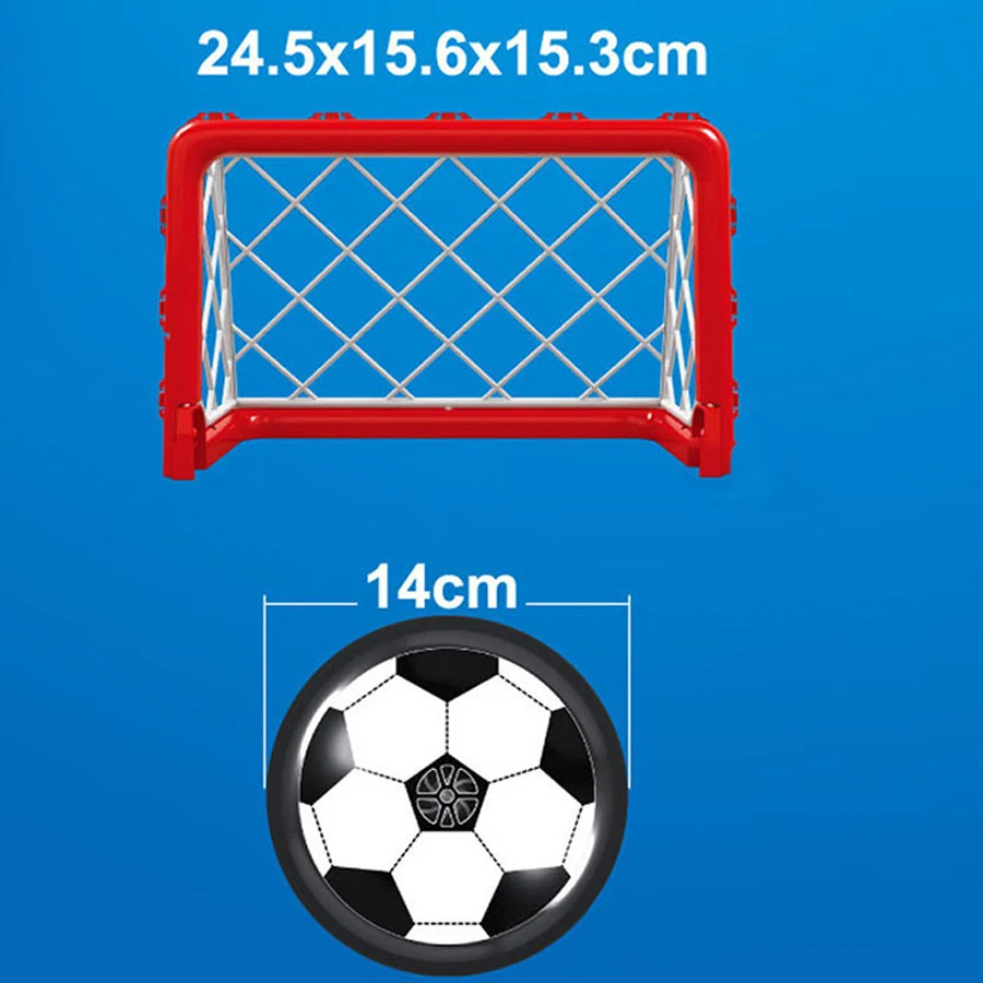 Very best  Indoor Kids Sports Toy Air Power Soccer Disk Latest Indoor Game LED Electric Suspension Pneumatic F