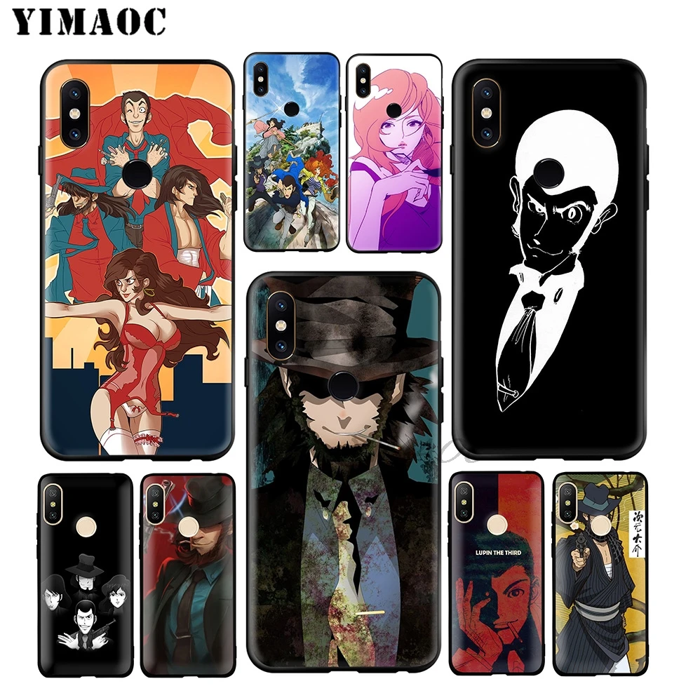 YIMAOC Lupin III Part V Soft Case for Xiaomi Mi 9 9T 8 SE 6 MAX 3 A1 A2 Lite MIA1 MIA2 A3 CC9E CC9 Pro |
