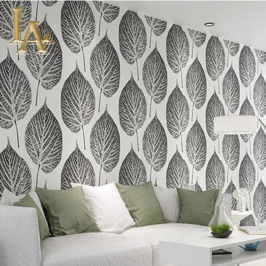 Online Buy Wholesale Black White Wallpaper From China Black White - Modern Simple Gold Black White Leaf Wallpaper For Walls Decor Living Roomsofa Tv Background Nonwoven online buy wholesale black white wallpaper from china black white - modern simple gold black white leaf wallpaper for walls decor living roomsofa tv background nonwoven