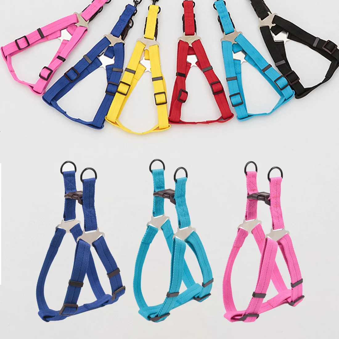 

Cat Dog Car Chest Strap Harness Leash Leads Dog-Collar Pet Accessories Puppy Vest Dog Harness Leash For Animals