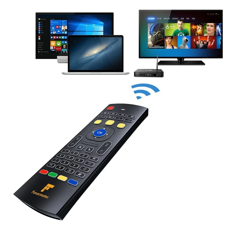 Универсальная беспроводная мини клавиатура Fly Air Mouse с IE и дистанционным