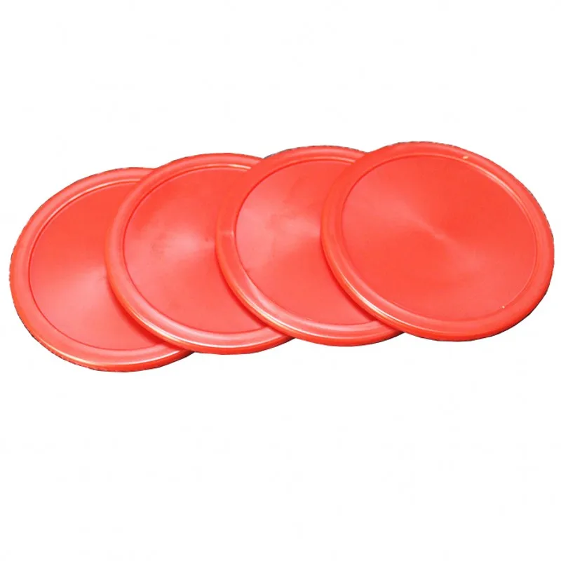 Buy 20 pcs Red Air Hockey Pucks 63.8mm Felt Pusher Mallet Goalies wholesale