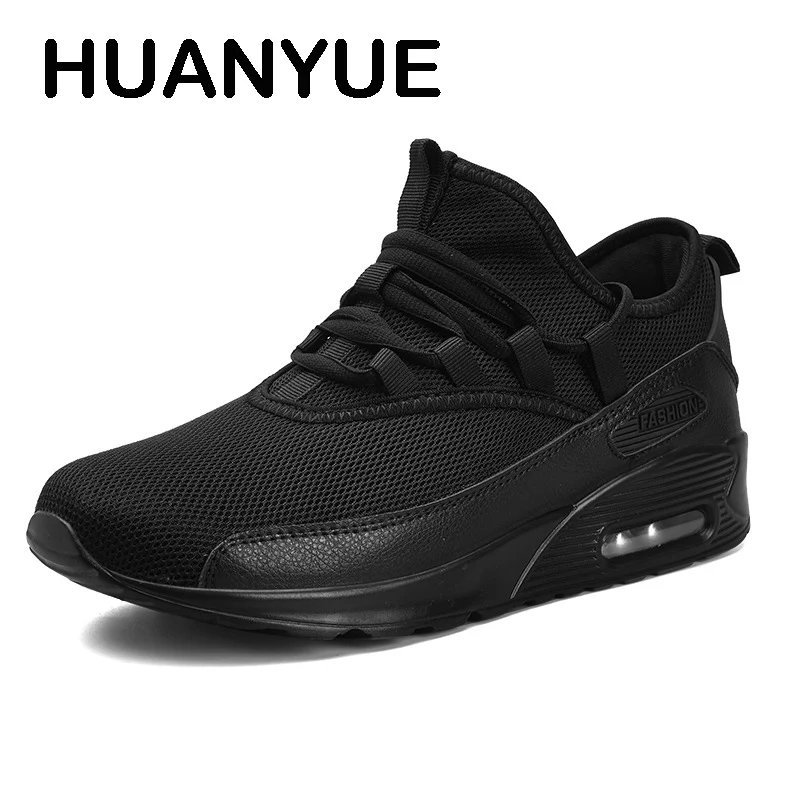 Big Size Spring Summer Men Casual Shoes Breathable Mesh Air Fashion Lace-Up Flat Sneakers Light Hard-Wearing | Обувь
