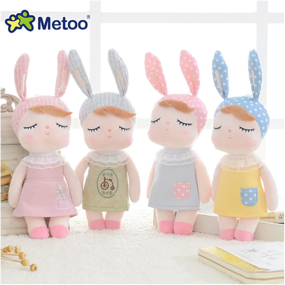 5 Colors Cartoon Long Ears Rabbit Plush Doll Stuffed Bunny Kids Girls Toy S