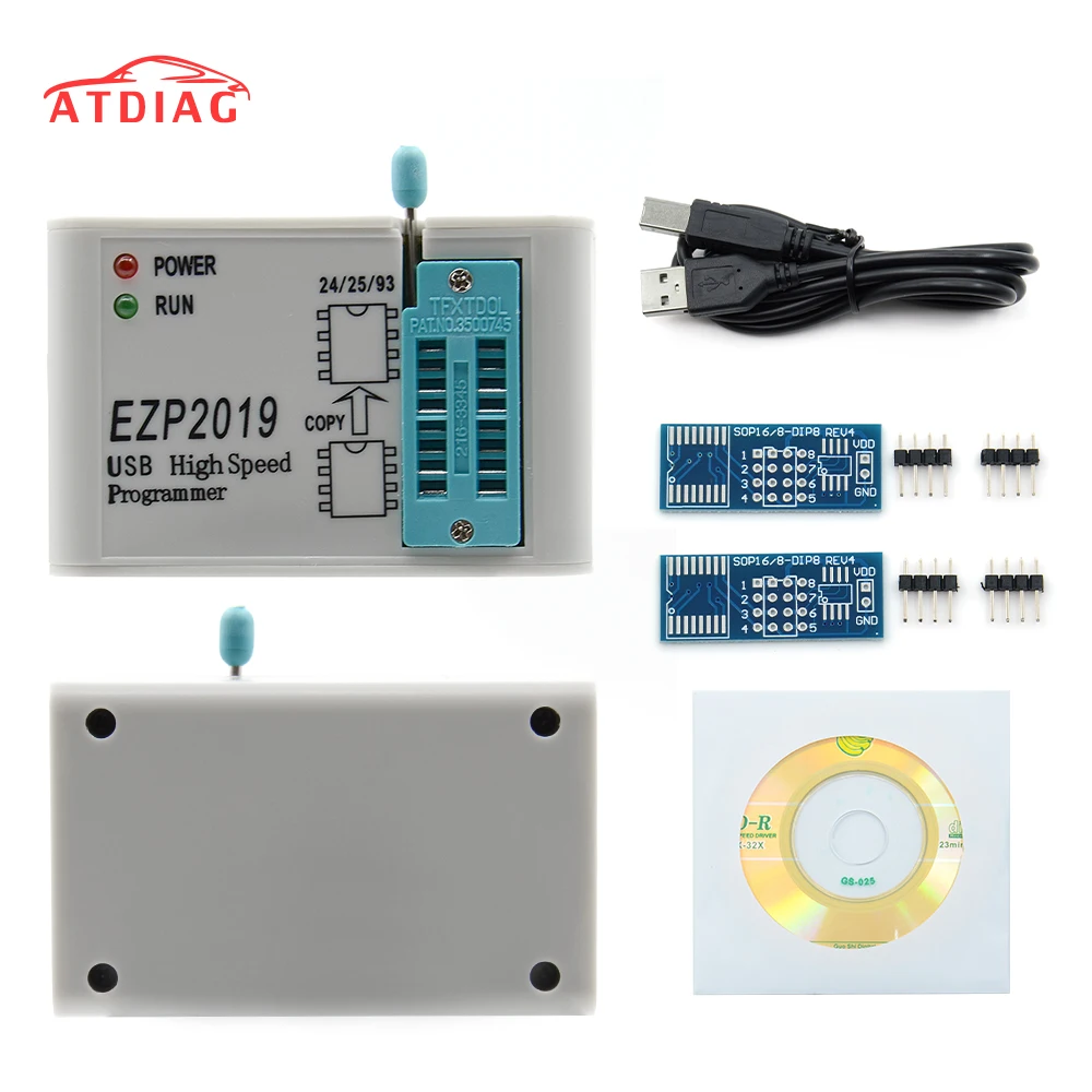 

EZP2019 High Speed USB SPI Programmer ezp 2019 Better than EZP2013 EZP2010 2011Support 24 25 26 93 EEPROM 25 Flash Bios