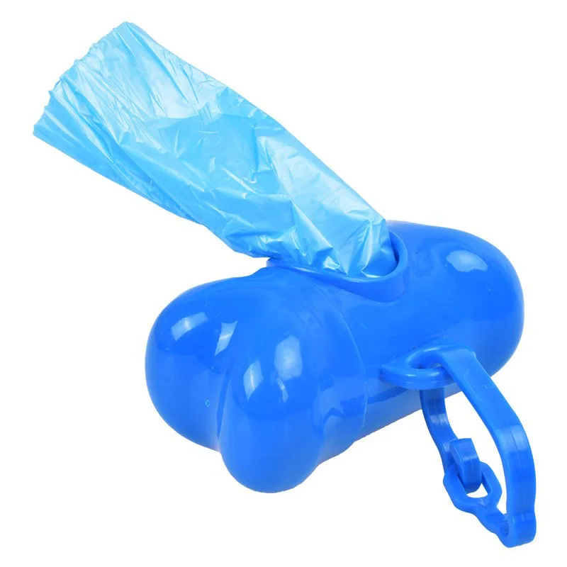 

Pet Dog Bone Shape Trash Bag Dispenser Storage Box Clean Up Waste Bag Pet Poop Bag Set Garbage Bag Carrier Holder