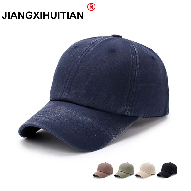 Huesos color sólido lavado Denim Snapback sombreros otoño verano hombres mujeres gorra de béisbol Golf Sunblock Beisbol Casquette Hockey gorras