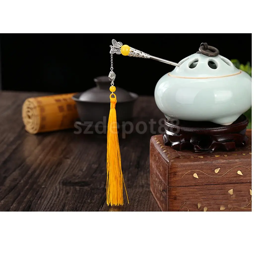 Handmade Chinese Girl Classic Butterfly Tassel Hairpin Headdress Hair Stick