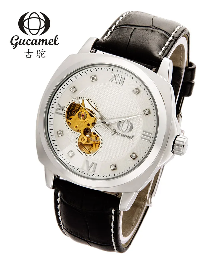 

Luxury Tourbillon Mens Watches Top Automatic Mechanical Watch Men Leather Military Business Wristwatch for Men Male Clock reloj