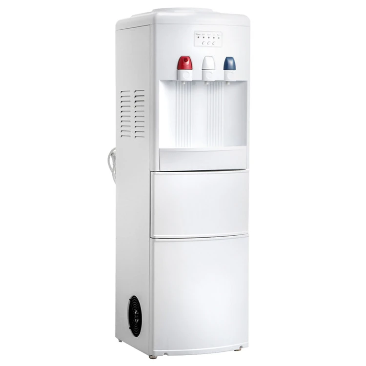 hot and cold water dispenser with ice maker