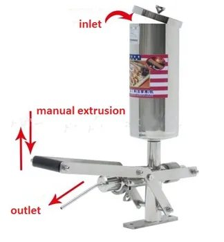 

Free shipping Stainless steel Spanish churros filling machine Jam stuffing machine chocolate filling machine