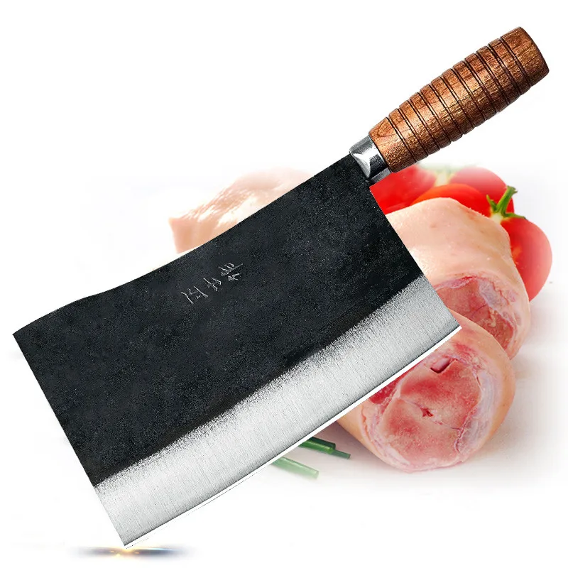 

Free Shipping ZSZ Handlemade Kitchen Chef Cut Bone Slice Meat Knife Professional Chef Forged Chop Bone Knife Butcher Pork Knives