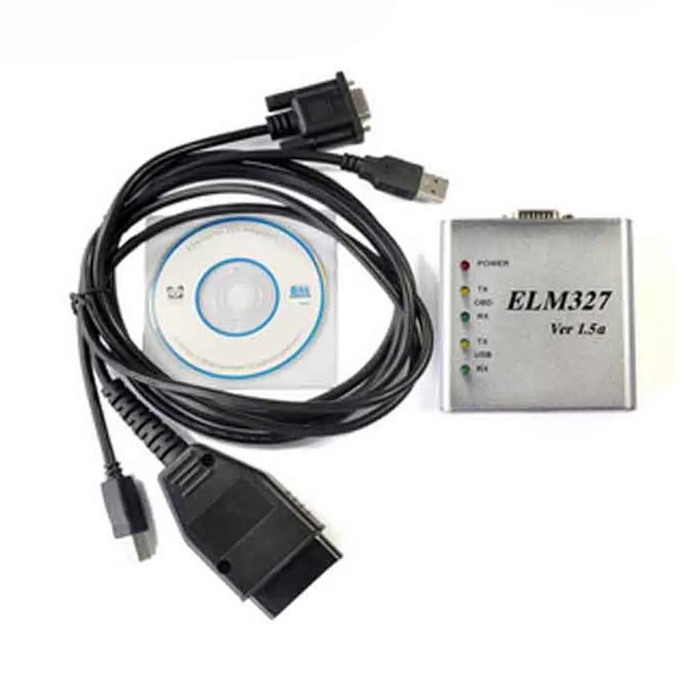Автомобильный диагностический сканер ELM327 металлический USB V1.5a OBD2 интерфейс CAN