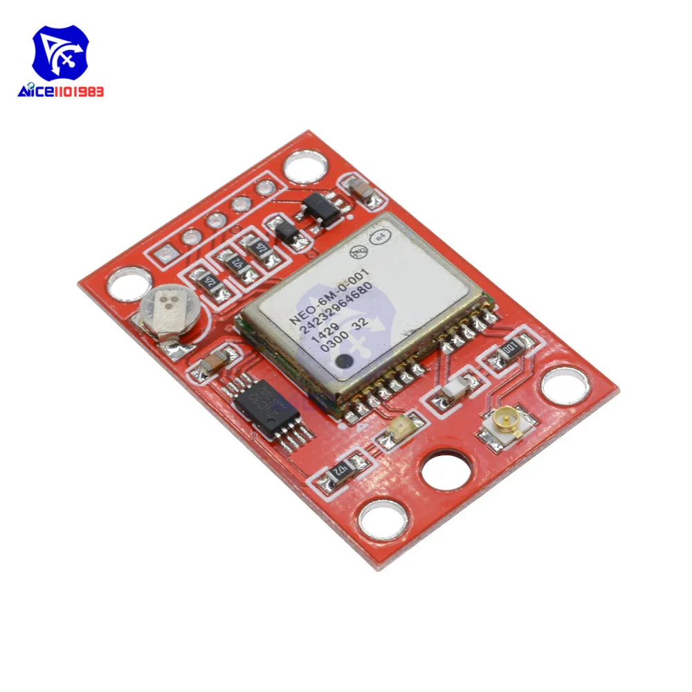 

GY-NEO6MV2 NED6MV2 GPS Aircraft Module GPS Module Flight Control EEPROM MWC APM2.5 for Arduino Raspberry Pi without Antenna