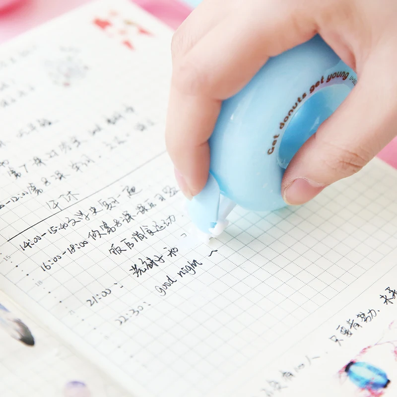 Correction Tape Correction Supplies Candy Donut 5mm*8m white