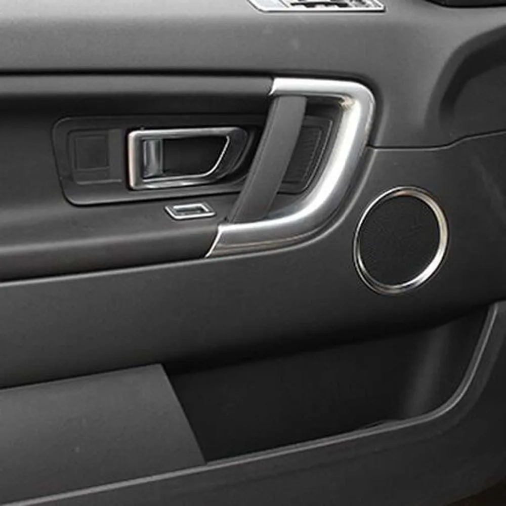 BIN XIN NUO manijas de las puertas interiores apoyabrazos cubierta de la etiqueta engomada para land rover discovery sport S versión interior Accesorios