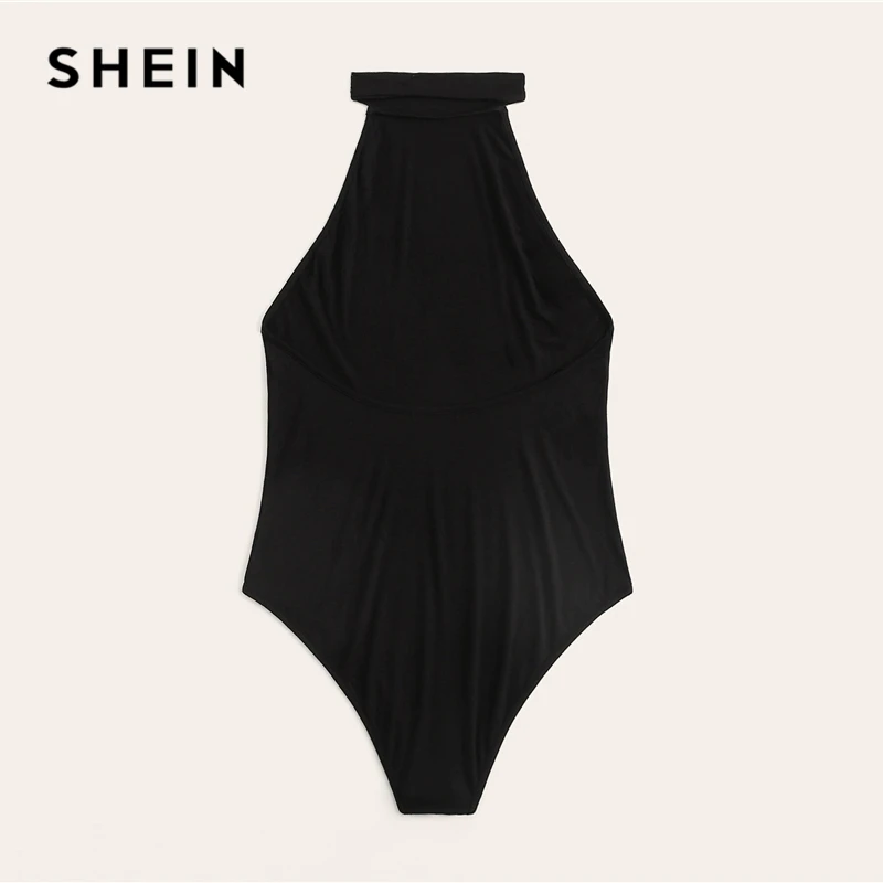 SHEIN زائد حجم الأسود المطرزة شبكة رفرفة كم ارتداءها 2019 المرأة الصيف التباين شبكة V الرقبة Batwing كم ارتداءها