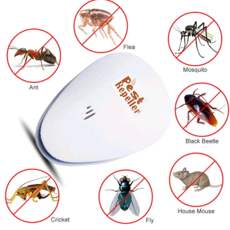 

Explosive Ultrasonic Anti Mosquito Insect Repeller Electric Mosquito Killer Lamp Bug Home Living Room Pest Control EU/US/UK Plug