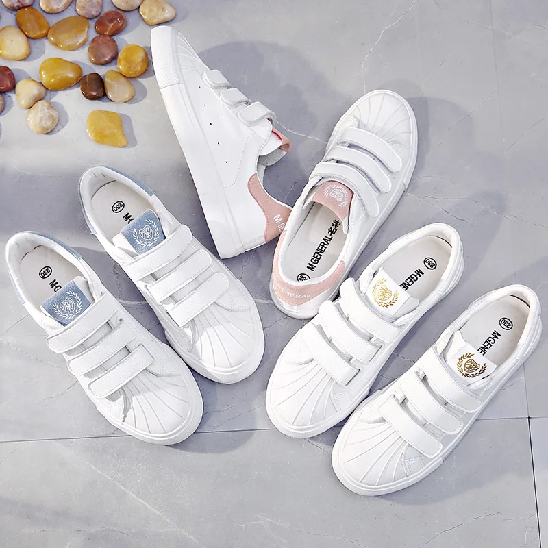 

Little white shoes female spring 2019 new Korean students casual canvas shoes shell head shoes shoes woman women sneakers