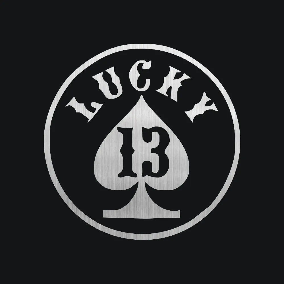 Наклейки для автомобиля LUCKY NUMBER 13 автомобильные аксессуары мотоциклов виниловые