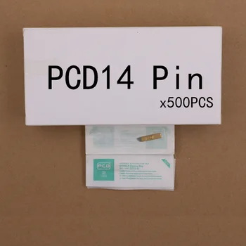 

500 PCS Copper PCD Permanent Eyebrow Makeup Manual Tattoo Bevel Blades 14 Needles