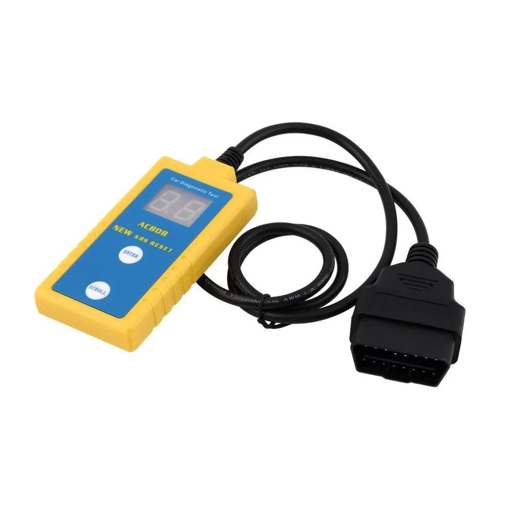 New AC808 Memo SRS Airbag Reset Tool Diagnostic Scanner Code Reader For