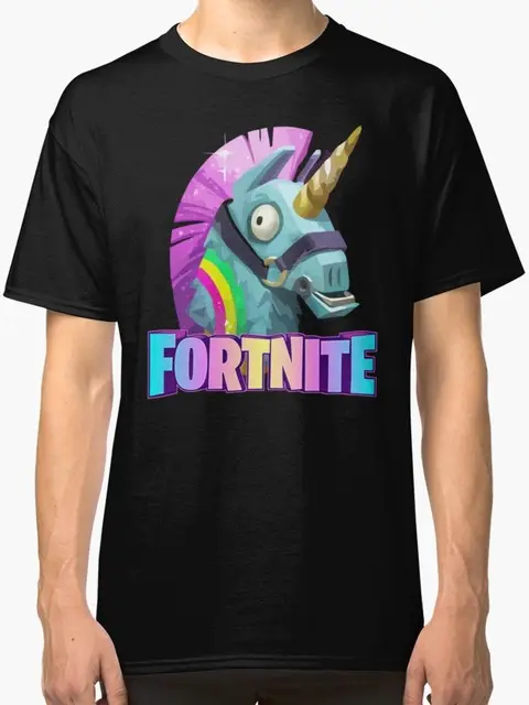 fortnite battle royale eenhoorn 2018 nieuwe korte mouwen mannen t shirt - fortnite eenhoorn