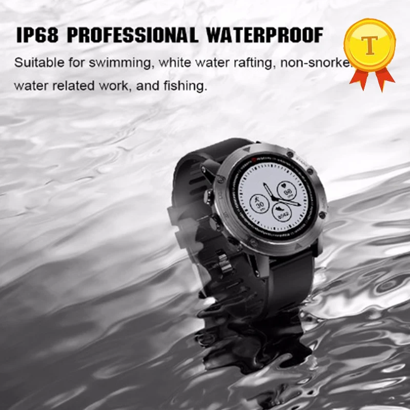GPS Smart Watch IP68 Waterproof Heart Rate Monitoring Multi Sports