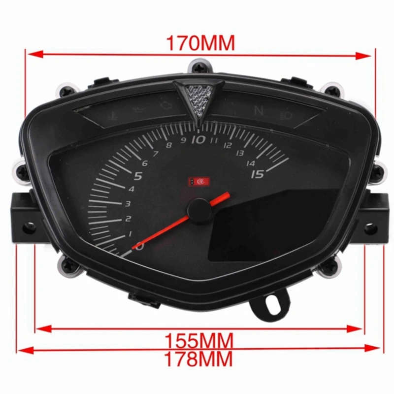 Универсальный мотоцикл ЖК цифровой спидометр одометр подсветка мотоцикла одометр