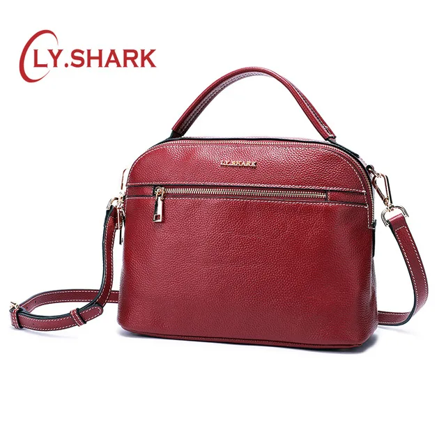 LY.SHARK messenger bag women shoulder bag handbag female bag ladies genuine leather crossbody bags for women 2018 famous brand LY.SHARK messenger bag women shoulder bag handbag female bag ladies genuine leather crossbody bags for women 2018 famous brand