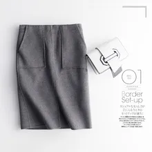 Кашемировая короткая юбка; сезон осень-зима; новая шерстяная юбка; модная юбка