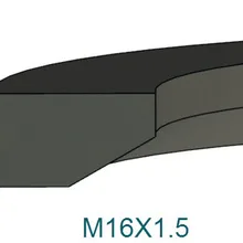 M 16X1,5 DIN3869 резьбовой разъем уплотнения, ED уплотнение, D кольцо