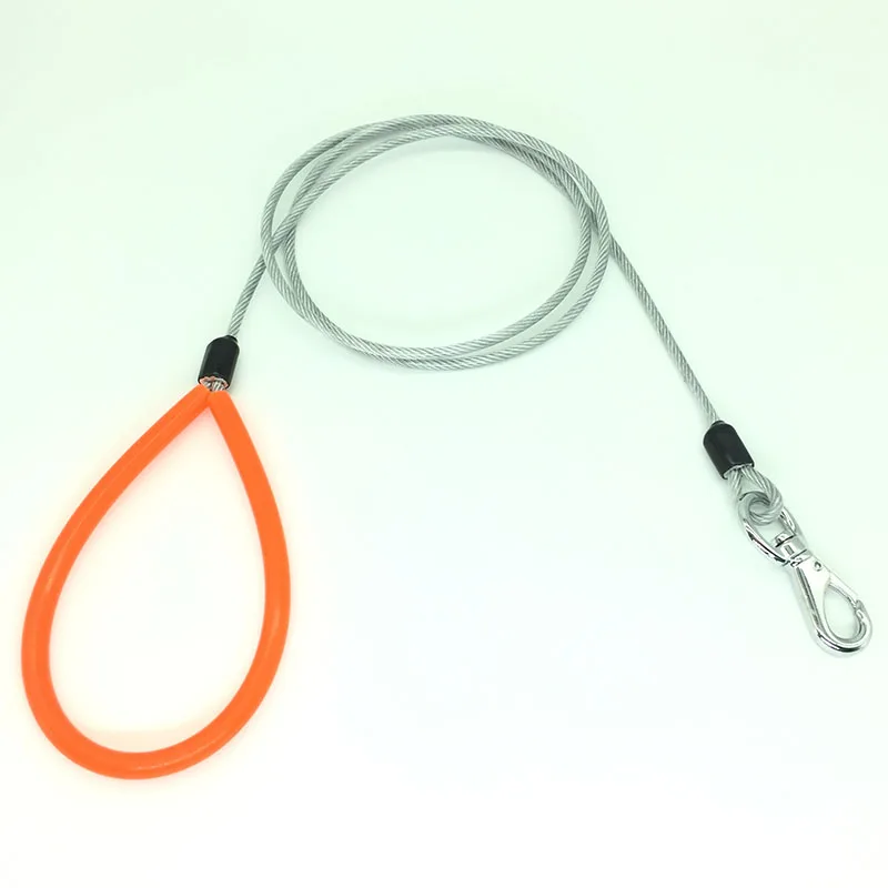 Steel Wire Chew Proof Dog Leash Heavy Duty and Extra Durable Best Training Lead for Medium Large